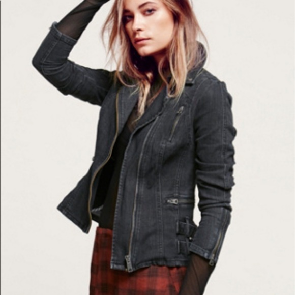 Denim Moto Jacket 
